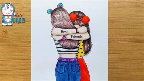 Alibaba.com offers 1,407 bff best friend products. Best friends Drawing Tutorial - step by step || How To Draw Two Friends Hugging Each other - YouTube