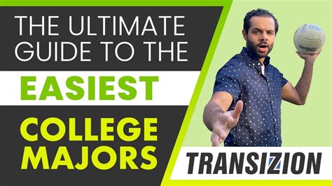 Transizion Easiest College Majors The Complete Guide Youtube