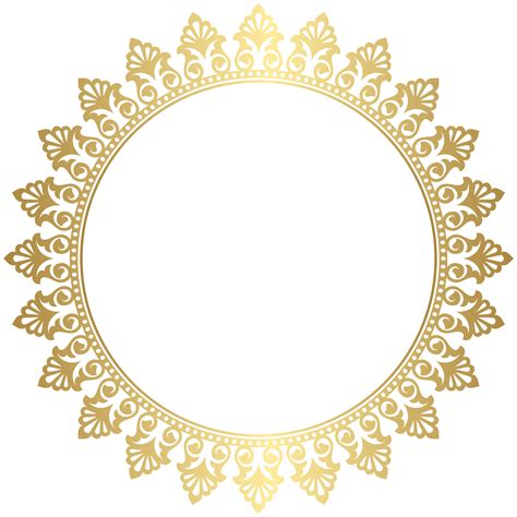 Round Border Frame Clip Art PNG Image | Gallery Yopriceville - High