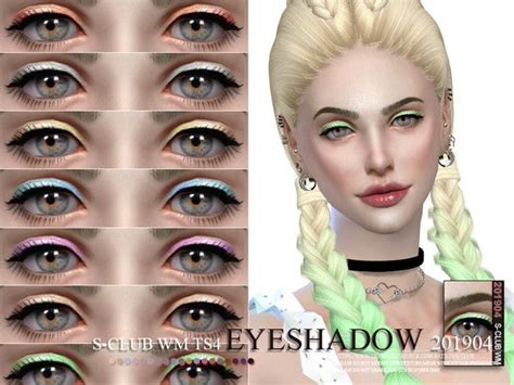 Eyeshadow 201904 By S Club For The Sims 4 Spring4sims Eyeshadow