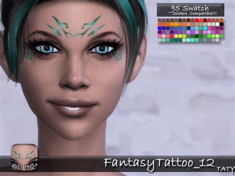 Sims 4 Fantasy Tattoo 12 The Sims Game
