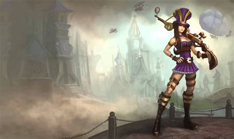 Caitlyn The Sheriff Of Piltover From League Of Legends Game Art Hq