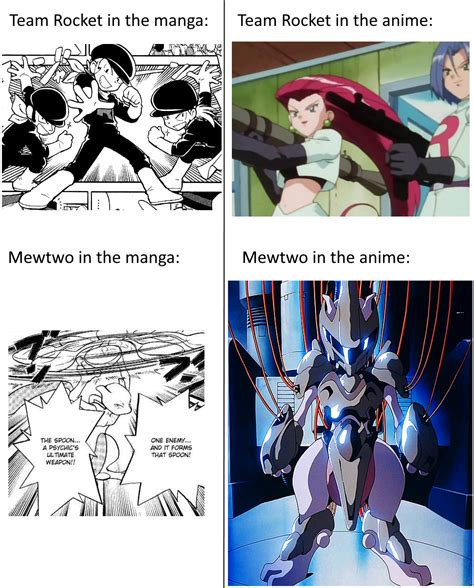 Some Of The Differences Between Manga And Anime Pokémon Rpokemon