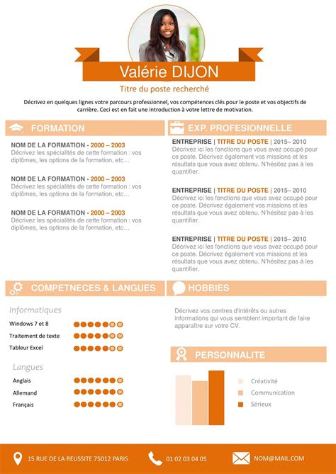 Cv Powerpoint Les 17 Meilleurs Modèles De Cv Ppt Gratuits