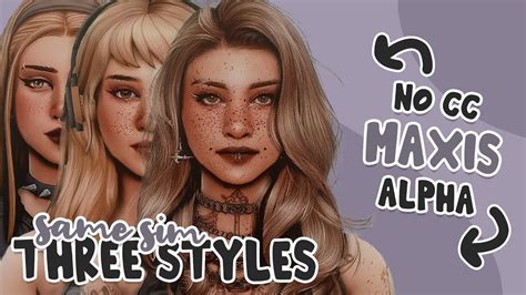 Maxis Match Sims 4 Alpha Challenges List Youtube Aesthetic Style