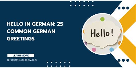Hello In German 25 Common German Greetings