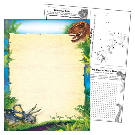 Discovering Dinosaurs Blank Chart The Teachers Trunk