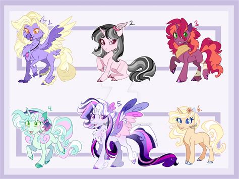Mlp Adoptables Pony Couples 2 Auction By Sapphirescarletta On