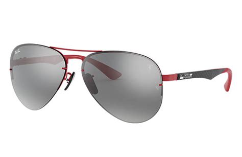 Free shipping on all orders! Ray-Ban Rb3460m Scuderia Ferrari Collection RB3460M Red - Metal - Grey Lenses - 0RB3460MF0126G59 ...