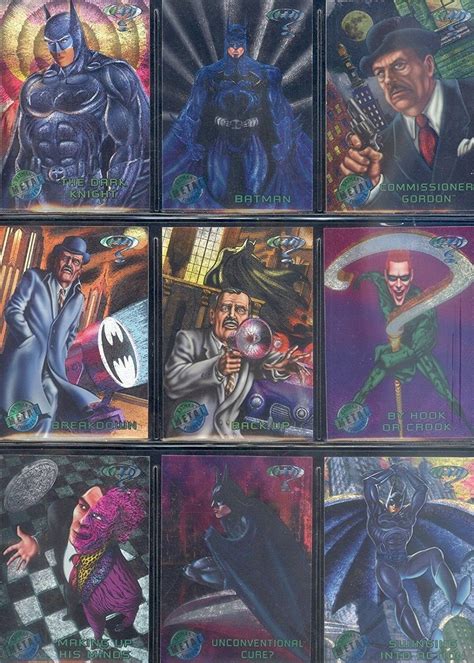 Maybe you would like to learn more about one of these? BATMAN FOREVER METAL 1995 FLEER COMPLETE BASE CARD SET OF 100 DC COMICS | Comics, Comic books ...