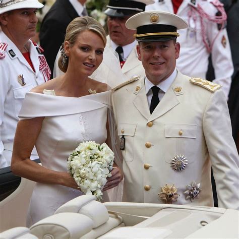 Princess Charlene And Prince Albert Ii Of Monaco On Their Wedding Day