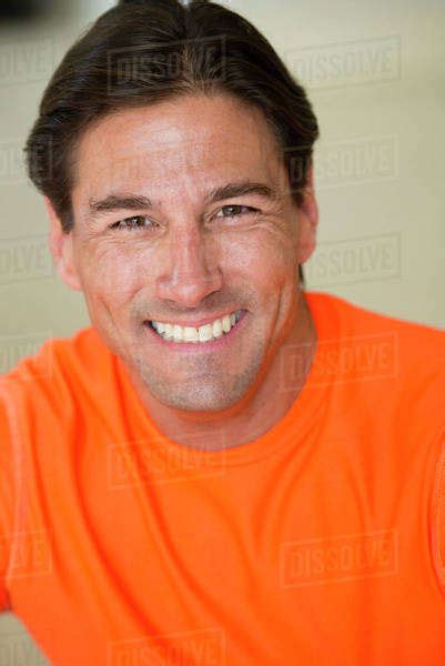 Caucasian Man Smiling Stock Photo Dissolve
