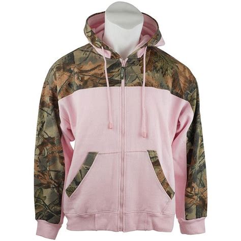 Trail Crest Pink Camo Woodland Zip Up Hoodie 22 Liked On Polyvore