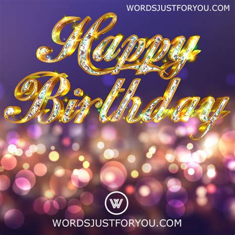 Glitter Happy Birthday  6506 Words Just For You Best Animated