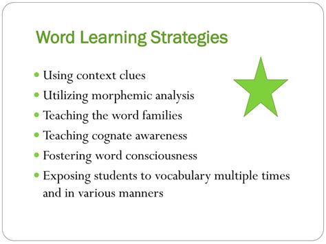 PPT - Vocabulary Instruction for Upper Elementary and Middle Grades ...
