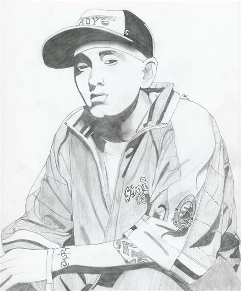 Eminem Drawing By Saralalah On Deviantart