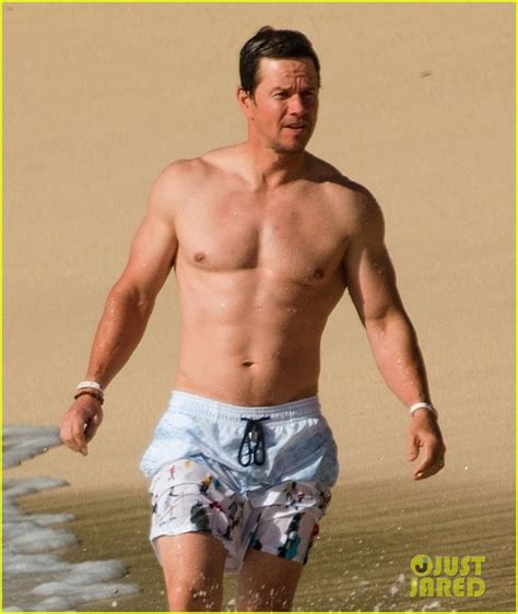 Mark Wahlberg Goes Shirtless For Another Barbados Beach Day Photo