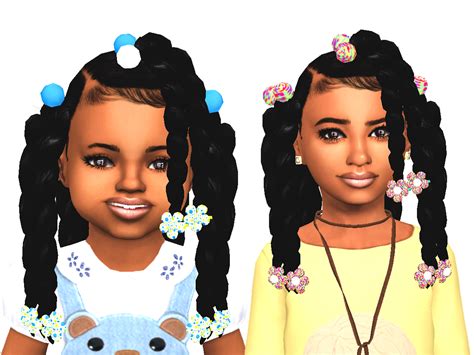 Simminginmelanin Hair Sims 4 Afro Hair Toddler Hair Sims 4 Sims Hair