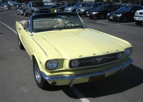 Springtime Yellow 1966 Ford Mustang Gt Convertible Mustangattitude