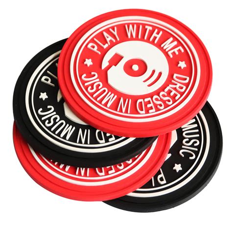 pvc rubber patches label red and black etsy