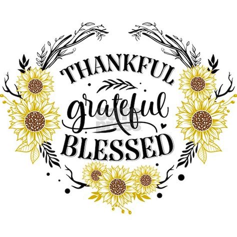 Sunflower Thankful Grateful Blessed Yard Sign By Simplelife Cafepress