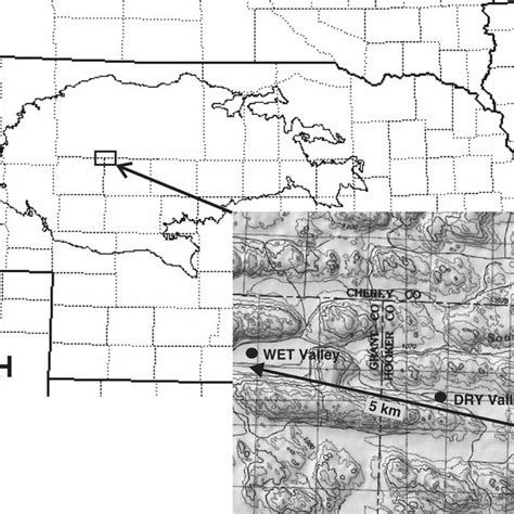 Location Of The Sand Hills And The Meteorological Observing Sites Used