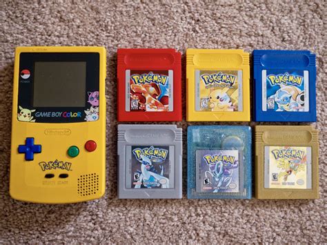 Finally Completed My Collection Of Gbgbc Pokemon Games Authentic With