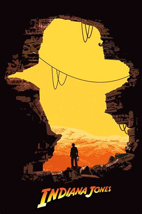 Indiana Jones Fan Art Silk Poster 24x36inch Wall Decor Best Movie