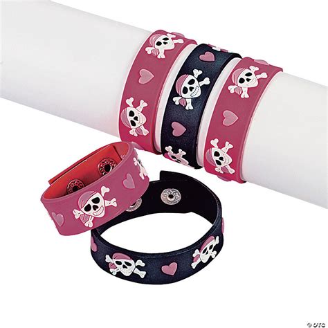 Pink Pirate Girl Rubber Bracelets Oriental Trading