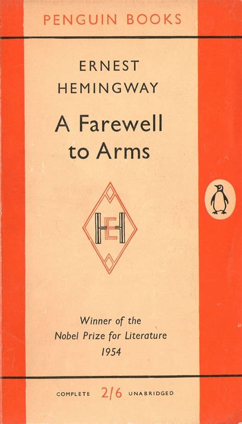 Penguin Books No 2 A Farewell To Arms By Ernest Hemmingway First