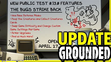 Grounded The Bugs Strike Back Is Live Ptb New Turrets Mixr Bug