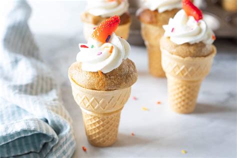 Ice Cream Cone Cupcakes How To Transport And Prevent Soggy Cones