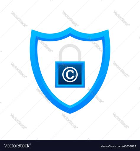 Copyright Symbol Logo Icon Royalty Free Vector Image