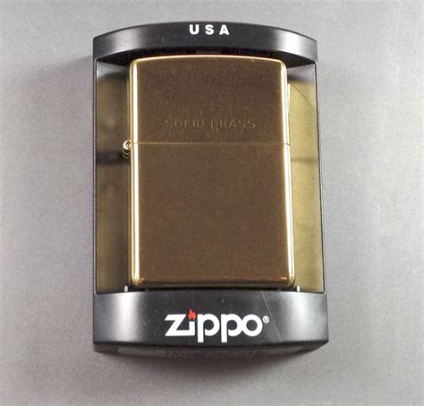 Zippo Polished Brass With Free Engraving Engrave It