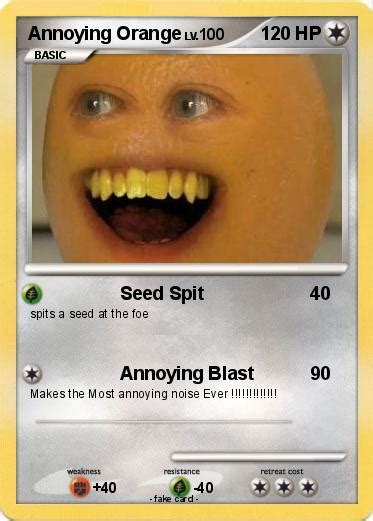 Pokémon Annoying Orange 1544 1544 Seed Spit My Pokemon Card