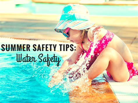Summer Safety Tips Water Safety