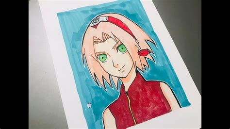 How To Draw Sakura Haruno Naruto Youtube