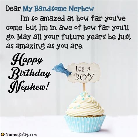 Happy Birthday My Handsome Nephew Images Of Cakes Cards Wishes