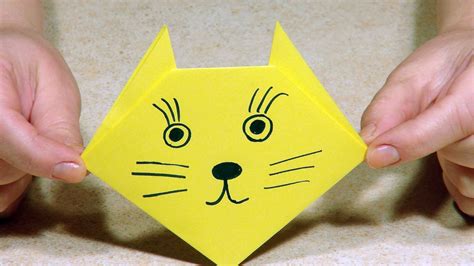 Origami For Kids Origami Cat