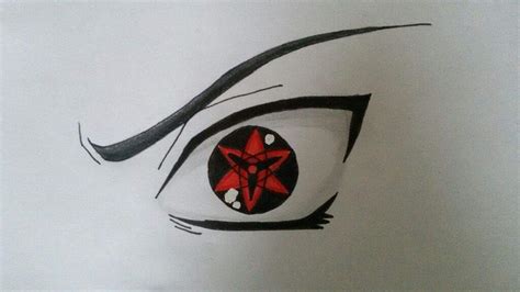Drawing Sasukes Eternal Mangekyou Sharingan Naruto Amino