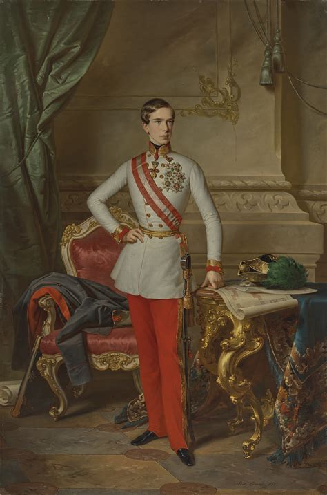 Anton Einsle Austrian 18011871 Emperor Franz Joseph I Emperor Of
