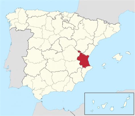 Mapa De Valencia Provincia Municipios Turístico Carreteras De