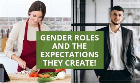 gender roles and the expectations they create the wellness corner