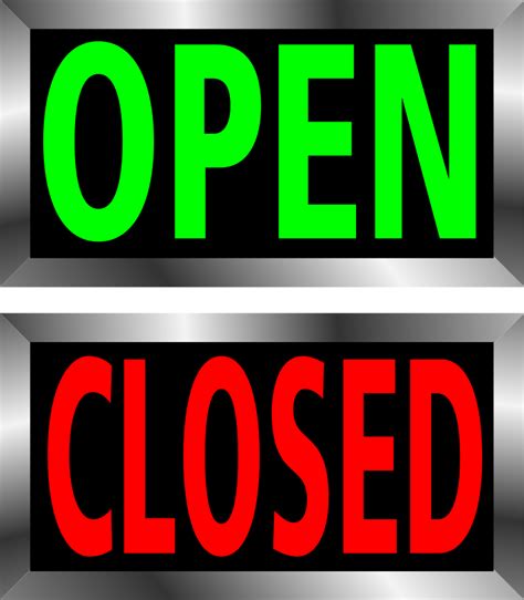 Open Closed Sign Clipart Clip Art Library
