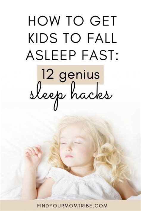 How To Get Kids To Fall Asleep Fast 12 Genius Sleep Hacks