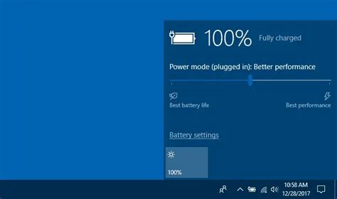 Restore Missing Battery Icon To Taskbar Notification Area In Windows 10