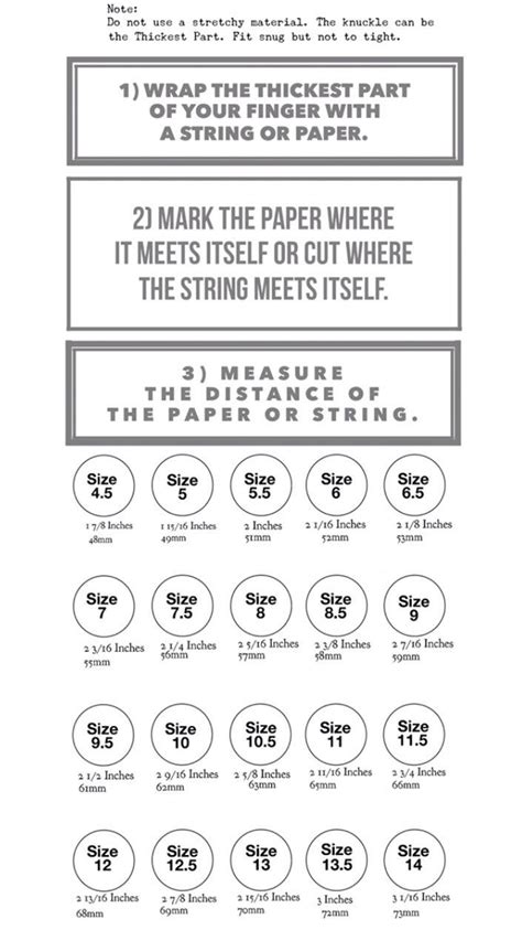 6 Best Mens Printable Ring Size Chart Printableecom Ring Sizer Chart