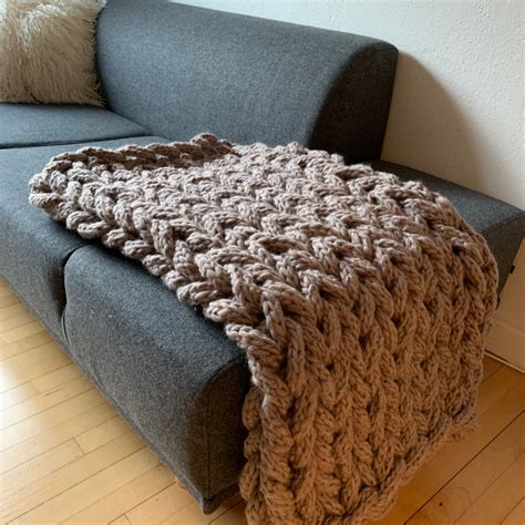 Arm Knit Chunky Blanket Pattern Free 15 Diy Knitted Blankets That Are