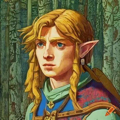 Portrait Of Link From The Legend Of Zelda Breath Of The Wild 1899