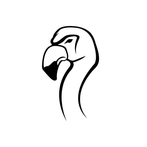 Flamingo Head Symbol Illustration Design 20615974 Vector Art At Vecteezy